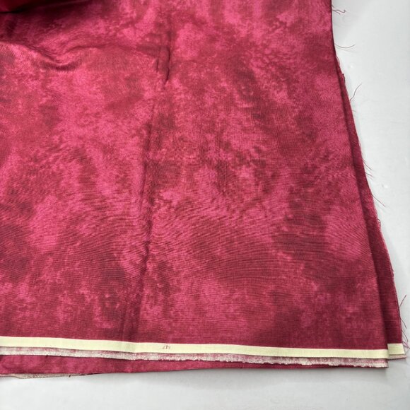 2 7/8 Yard Cut Marble Maroon Red Quilting Fabric Suede 2.875 Yards - Picture 1 of 3